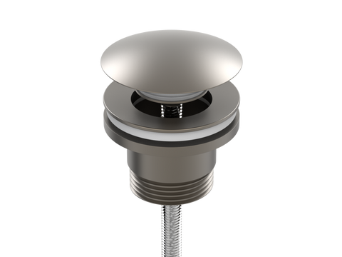 Accessories ParTaps Universal Waste 32mm Split Colour: Gunmetal Style: With Mushroom Pop-Up Place & Palette