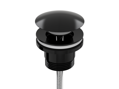 Accessories ParTaps Universal Waste 32mm Split Colour: Midnight Black Style: With Mushroom Pop-Up Place & Palette