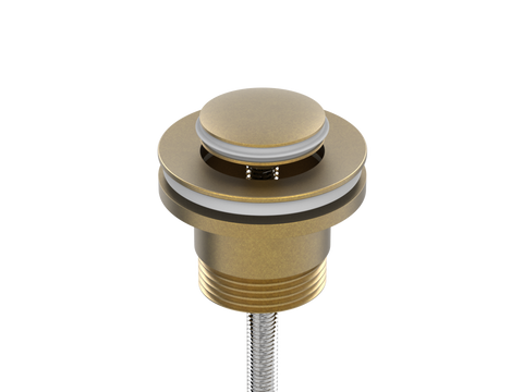 Accessories ParTaps Universal Waste 32mm Split Colour: Rumbled Brass Style: Original Place & Palette