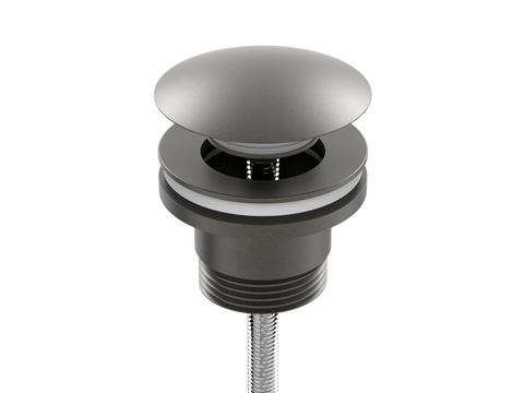 Accessories ParTaps Universal Waste 32mm Split Colour: Volcanic Grey Style: With Mushroom Pop-Up Place & Palette