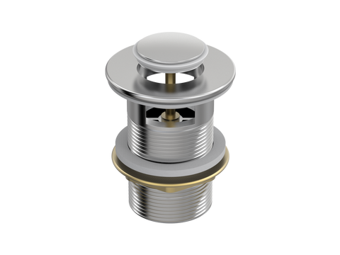 Accessories ParTaps Universal Waste 40mm Pop-Up Colour: Brushed Chrome Style: Overflow Place & Palette
