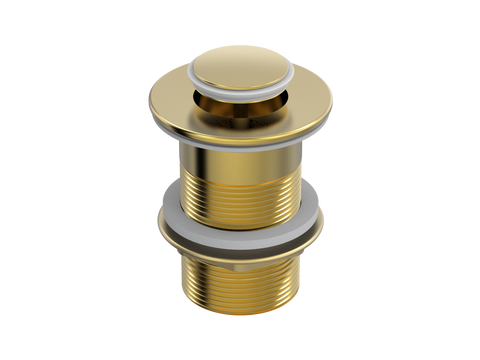 Accessories ParTaps Universal Waste 40mm Pop-Up Colour: Brushed Gold Style: No Overflow Place & Palette