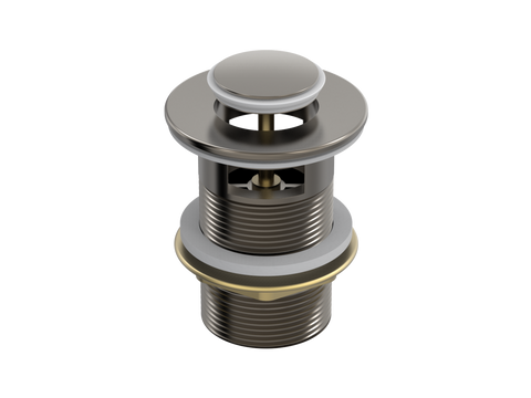 Accessories ParTaps Universal Waste 40mm Pop-Up Colour: Brushed Gunmetal Style: Overflow Place & Palette
