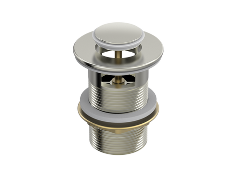 Accessories ParTaps Universal Waste 40mm Pop-Up Colour: Brushed Nickel Style: Overflow Place & Palette