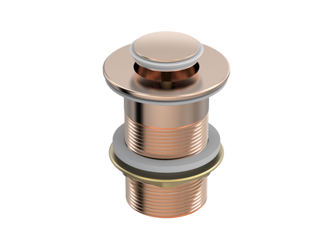 Accessories ParTaps Universal Waste 40mm Pop-Up Colour: Brushed Rose Gold Style: No Overflow Place & Palette