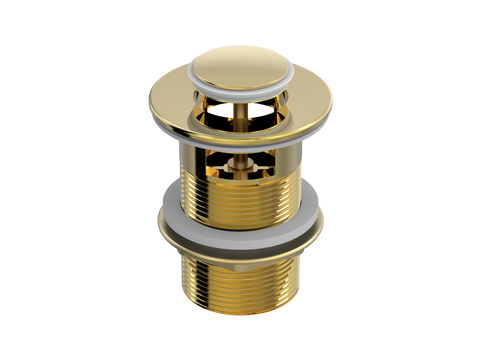 Accessories ParTaps Universal Waste 40mm Pop-Up Colour: Gold Style: Overflow Place & Palette
