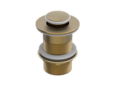 Accessories ParTaps Universal Waste 40mm Pop-Up Colour: Rumbled Brass Style: No Overflow Place & Palette