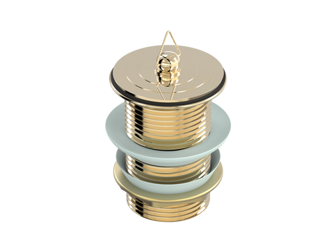 Accessories ParTaps Universal Waste 40mm Standard Colour: Brass Gold Style: No Overflow Place & Palette