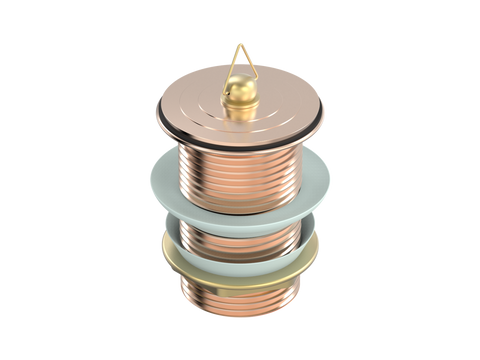 Accessories ParTaps Universal Waste 40mm Standard Colour: Brushed Rose Gold Style: No Overflow Place & Palette