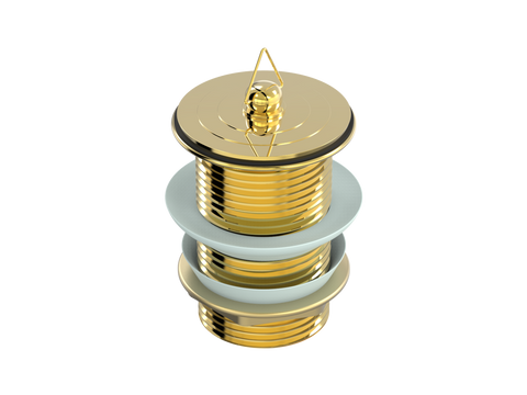 Accessories ParTaps Universal Waste 40mm Standard Colour: Gold Style: No Overflow Place & Palette