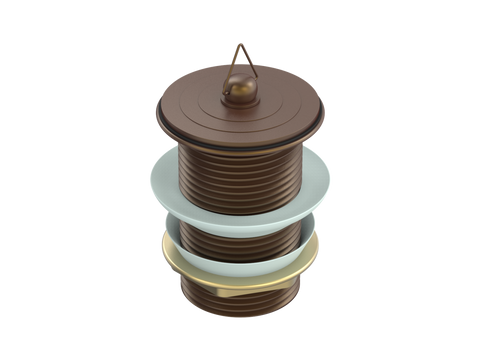 Accessories ParTaps Universal Waste 40mm Standard Colour: Native Brass Style: No Overflow Place & Palette