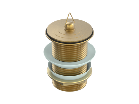 Accessories ParTaps Universal Waste 40mm Standard Colour: Rumbled Brass Style: No Overflow Place & Palette