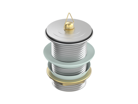 Accessories ParTaps Universal Waste 40mm Standard Colour: Satin Pearl Style: No Overflow Place & Palette