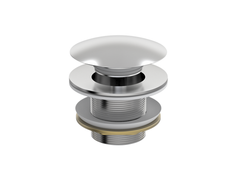 Accessories ParTaps Universal Waste 40mm To Suit Bath Colour: Brushed Chrome Place & Palette