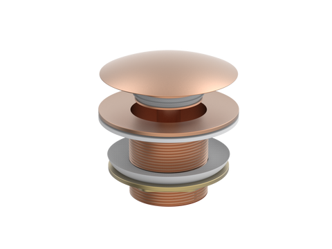 Accessories ParTaps Universal Waste 40mm To Suit Bath Colour: Brushed Copper Place & Palette