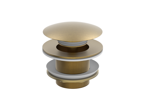 Accessories ParTaps Universal Waste 40mm To Suit Bath Colour: Rumbled Brass Place & Palette