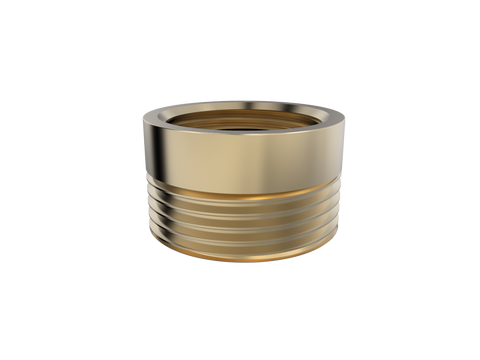 Accessories ParTaps Universal Waste Adaptor 32mm to 40mm Colour: Brushed Brass Gold Place & Palette