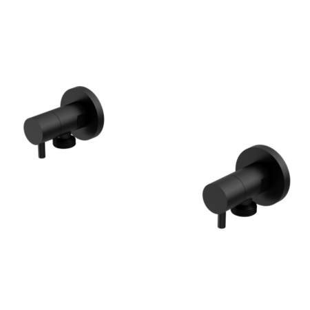 Tapware Nero Washing Machine Tap Set Colour: Matte Black Place & Palette