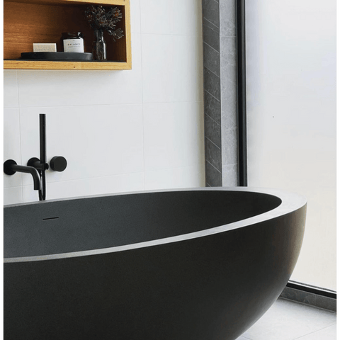 Baths Pietra Bianca Whitney Bath Colour: Malibu Solid Size: 1600x900x530 Place & Palette