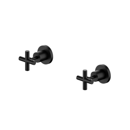 Tapware Nero X Plus Wall Tops Assembly Colour: Matte Black Place & Palette