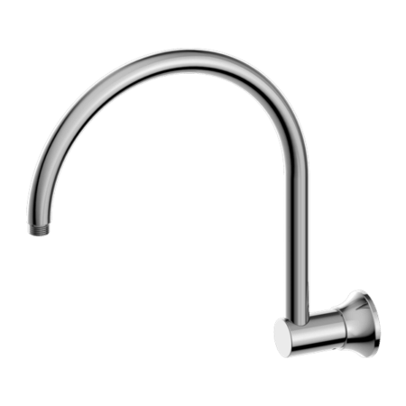 Showers Nero York Shower Arm Colour: Chrome Place & Palette
