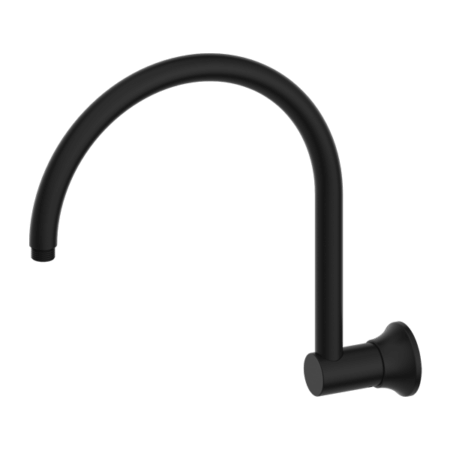 Showers Nero York Shower Arm Colour: Matte Black Place & Palette