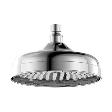 Showers Nero York Shower Head Colour: Chrome Place & Palette