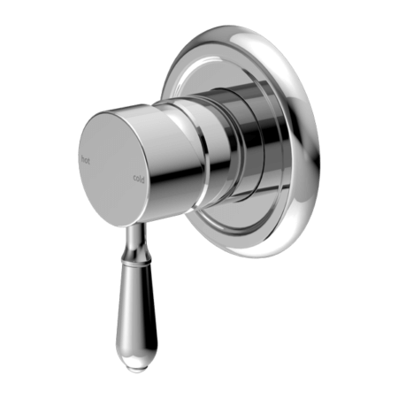 Showers Nero York Shower Mixer With Metal Lever Colour: Chrome Place & Palette