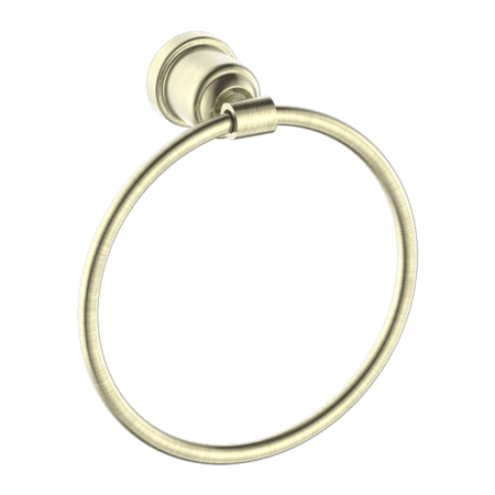 Accessories Nero York Towel Ring Colour: Aged Brass Place & Palette