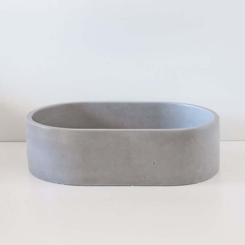 Basins Sticks & Stone Co Concrete Polished Vessel Basin Colour: Cradle Mountain Place & Palette