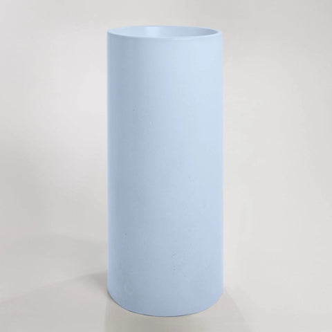 Concrete Polished Full Height Round Pedestal Basin