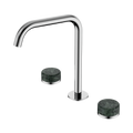 Serenity Bath/Kitchen Set Edge Spout With Verde Alpi Handle - Nero Serenity Collection - Chrome Finish