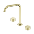 Serenity Bath/Kitchen Set Edge Spout With Metal Handle - Nero Serenity Collection - Chrome FinishBrushed Gold Finish