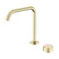 Serenity Progressive Bath/Kitchen Mixer Edge Spout With Metal Handle - Nero Serenity Collection - Chrome FinishBrushed Gold Finish