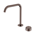 Serenity Progressive Bath/Kitchen Mixer Edge Spout With Metal Handle - Nero Serenity Collection - Chrome FinishBrushed Bronze Finish