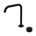 Serenity Progressive Bath/Kitchen Mixer Edge Spout With Metal Handle - Nero Serenity Collection - Chrome FinishMatte Black Finish