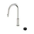 Serenity Progressive Pull Out kitchen Set With Marquina Black Handle - Nero Serenity Collection - Chrome FinishBrushed Nickel Finish