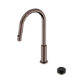 Serenity Progressive Pull Out kitchen Set With Marquina Black Handle - Nero Serenity Collection - Chrome FinishBrushed Bronze Finish