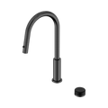 Serenity Progressive Pull Out kitchen Set With Marquina Black Handle - Nero Serenity Collection - Chrome FinishGun Metal Finish