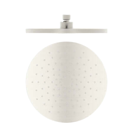 Showers Nero 250mm ABS Round Shower Head Colour: Brushed Nickel Place & Palette