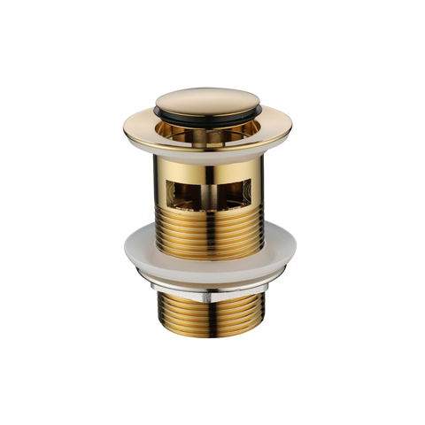 Accessories Modern National 32mm Pop-Up Waste Colour: Pvd Polished Brass Style: Overflow Place & Palette