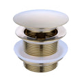 40mm Pull Out Pop-Up Bath Waste-Accessories-Turner Hastings-Brushed Brass-place-and-palette