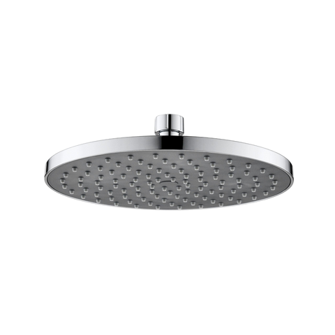 Showers Modern National Abs Shower Head Colour: Electroplated Chrome Style: Round Size: 260mm Place & Palette