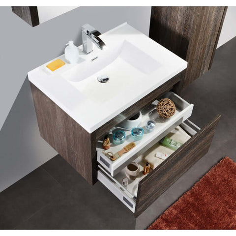 Vanities BelBagno Alexandra Vanity Finish: Silver Oak Place & Palette