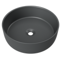 Allure Under Counter Ceramic Basin with No Overflow-Basins-Timberline-Anthracite-place-and-palette