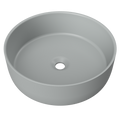 Allure Under Counter Ceramic Basin with No Overflow-Basins-Timberline-Grey Matt-place-and-palette