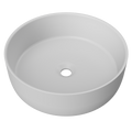 Allure Under Counter Ceramic Basin with No Overflow-Basins-Timberline-Light Grey Matte-place-and-palette