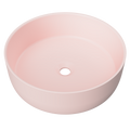 Allure Under Counter Ceramic Basin with No Overflow-Basins-Timberline-Pink Matte-place-and-palette