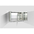 Mirrors BelBagno Aluminium LED Shaving Cabinet Size: 500x112x700 Place & Palette