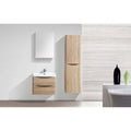 Vanities BelBagno Ancona Side Cabinet Colour: White Oak Place & Palette